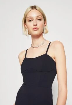 Wal G Danielle Corset - Jerseyjurk - Navy Blue -Fashion Verkoop 44de5fbc8a354621a4c06938dc7dc644