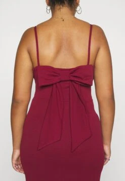 Ray Bow Midi - Etui-Jurk - Wine -Fashion Verkoop 45d87a05ca15446d80ddd07e177ad307