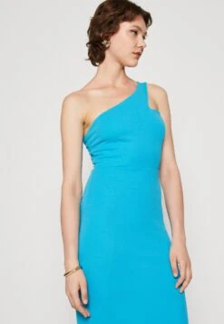 Wal G Meg One Shoulder Midi - Cocktailjurk - Mediterranean Blue -Fashion Verkoop 46f29165ea3e4000b50486dc03f4c931