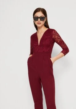 Wal G Lee - Jumpsuit - Wine -Fashion Verkoop 47e882819baa4e2db1e9bd7577e33d81