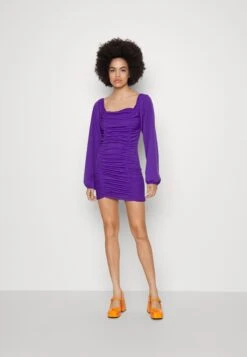 Wal G Bianca Rouched Mini - Cocktailjurk - Purple