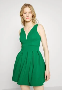 Wal G Pleated Fit And Flare - Cocktailjurk - Leaf Green -Fashion Verkoop 4b5198368d34498e9c4b337f531fa337