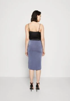 Wal G Party Ty Midi Skirt - Kokerrok - Denim Blue -Fashion Verkoop 4ba2a51cfc594d91b9f78ba0274ead70