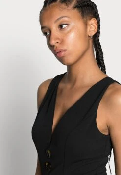 Wal G Tortoise Button Body - Top - Black -Fashion Verkoop 4be3a6cb36564ab5b64cac860e1ebb7e