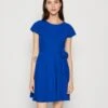 Wal G Milly Knot Ruffle Skater - Jerseyjurk - Electric Blue -Fashion Verkoop 4c0c68fa685b4a4aba5cc4b821dcdc0d