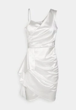 Wal G Tanya Ruffle Mini - Cocktailjurk - White -Fashion Verkoop 4ffc85b83d814b03ab1b818f1b3fdad2