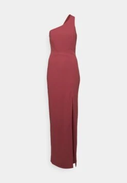 Wal G Treema One Sleeve Maxi - Jerseyjurk - Dark Mauve Pink -Fashion Verkoop 505b0f185b8941fd9823fc7e156694c8