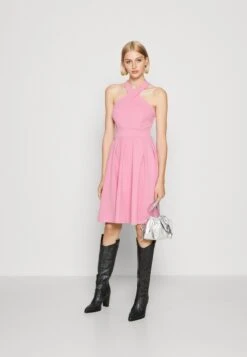 Wal G Nelly Cross Neck Skater - Jerseyjurk - Rose Pink -Fashion Verkoop 51480155bdee4fc594cab38048c549c0