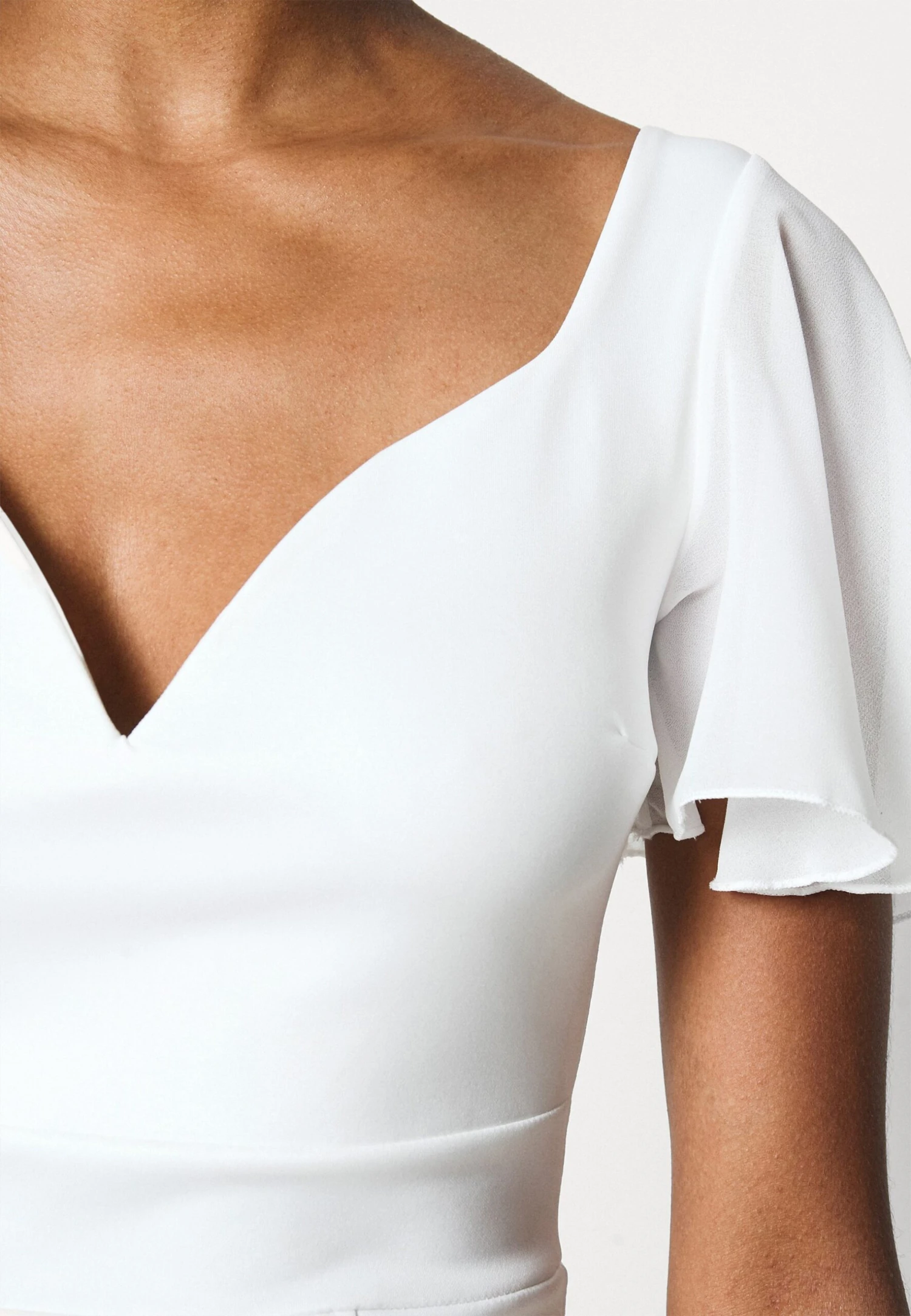 Lembera Sleeve Midi Dress - Etui-Jurk - White 8 Lembera Sleeve Midi Dress - Etui-Jurk - White - Afbeelding 6