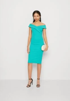 Wal G Zara Midi Dress - Cocktailjurk - Tiffany Blue -Fashion Verkoop 5354a2d32795477b8f6feb0d0eb33d10