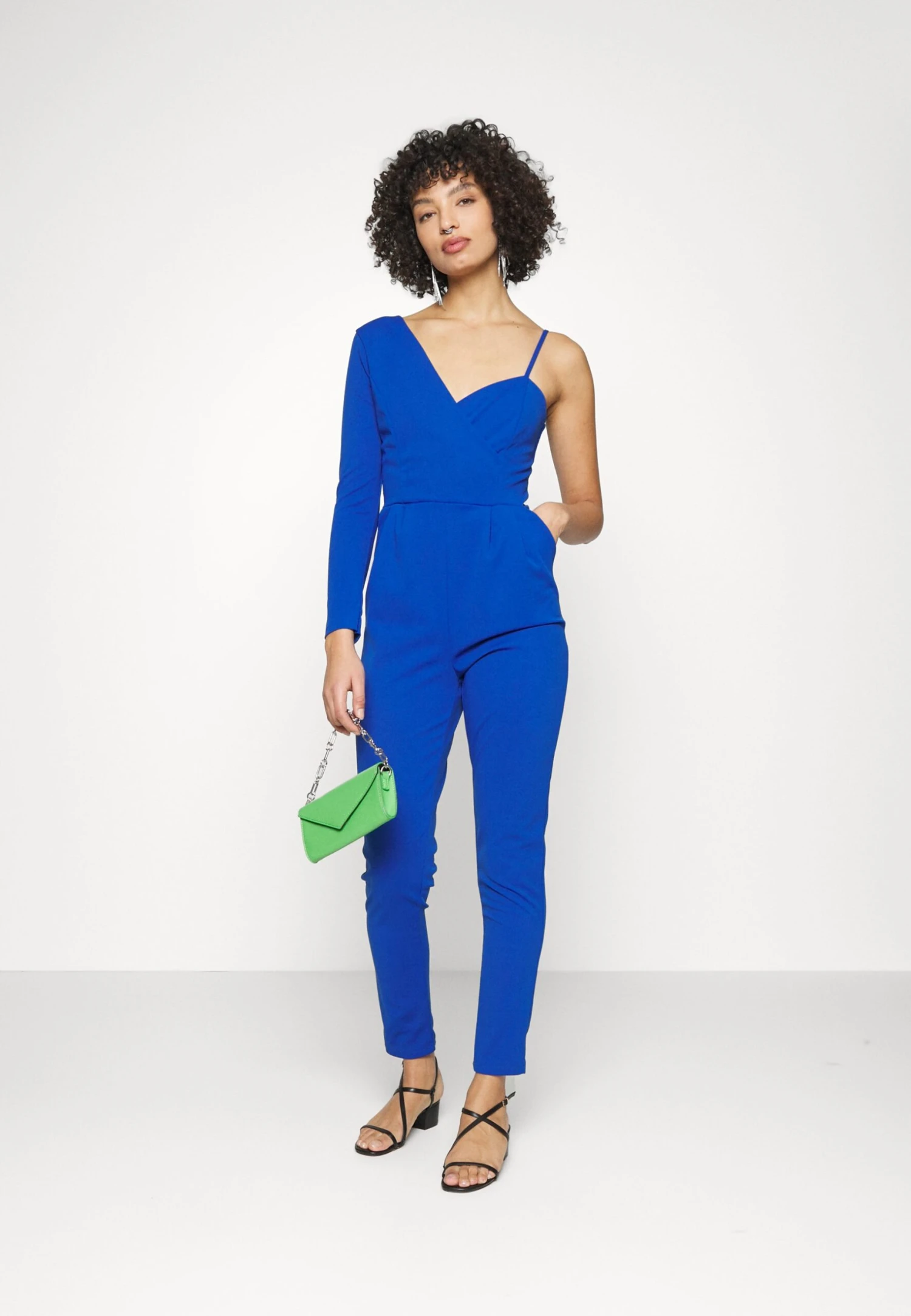 Ewan One Sleeve - Jumpsuit - Electric Blue 4 Ewan One Sleeve - Jumpsuit - Electric Blue - Afbeelding 2