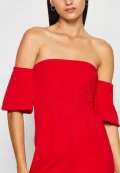 Wal G Luette Off Shoulder - Jumpsuit - Red -Fashion Verkoop 55dd6f4f48c547abb2cf62727b8934ff