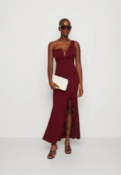 Wal G Soya One Shoulder Maxi Dress - Jerseyjurk - Berry Wine -Fashion Verkoop 5d1cb04409194932a2962fc0c5562be0