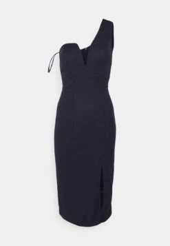 Wal G Gigi One Shoulder Midi Dress - Cocktailjurk - Navy Blue -Fashion Verkoop 62444d596f9a401ab8978e6739366cd5