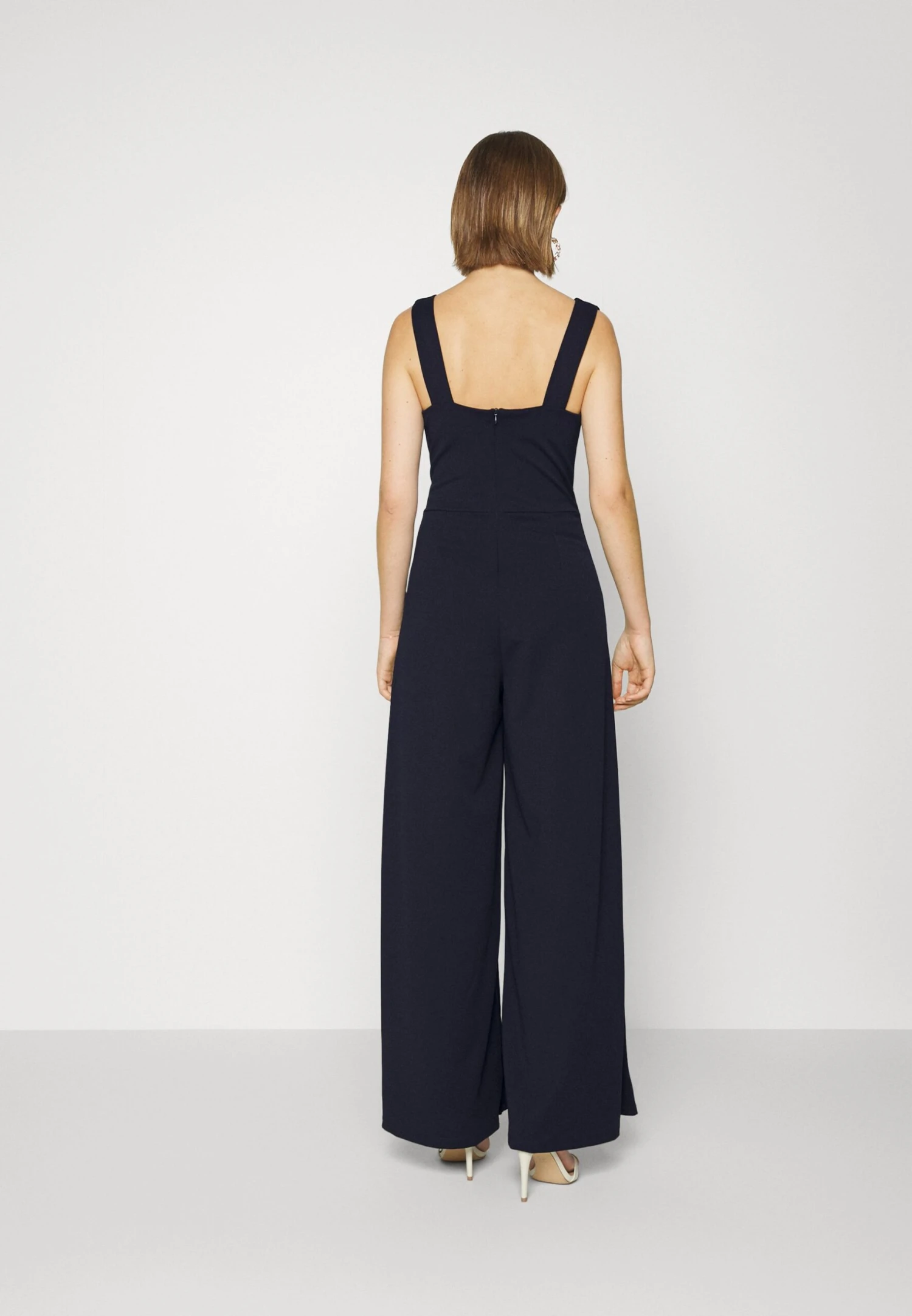 Wal G Jackie Wide Leg - Jumpsuit - Navy Blue 5 Wal G Jackie Wide Leg - Jumpsuit - Navy Blue - Afbeelding 3