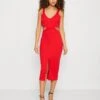 Wal G Brodie Cut Out Midi - Jerseyjurk - Red -Fashion Verkoop 698d144327b7420ba705e25b06e84f9f