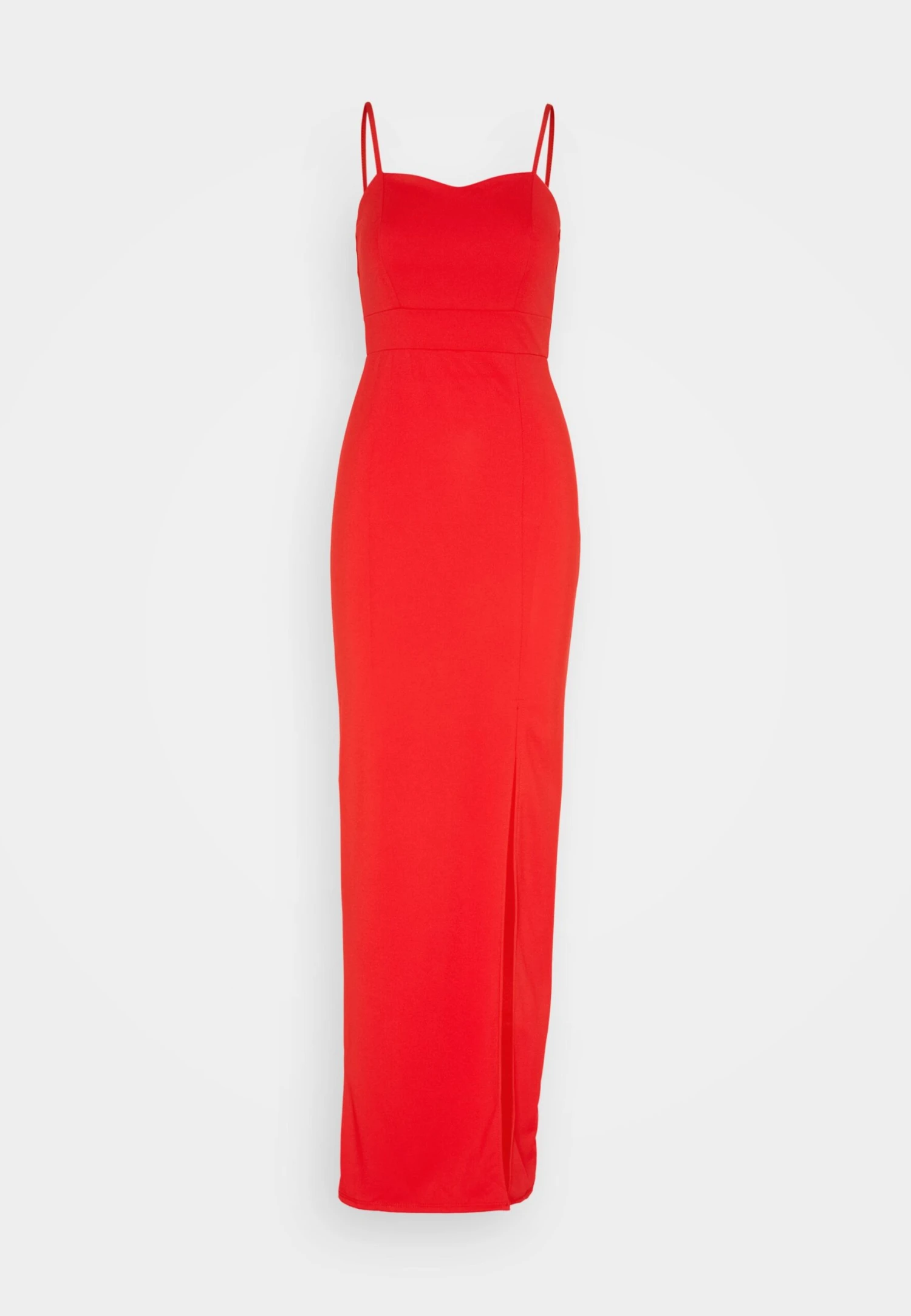Wal G Jeane Strappy Maxi - Jerseyjurk - Red 7 Wal G Jeane Strappy Maxi - Jerseyjurk - Red - Afbeelding 5