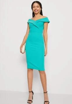 Wal G Zara Midi Dress - Cocktailjurk - Tiffany Blue -Fashion Verkoop 6babd109ab184bdf885e7804380f5cfa