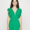Frill Sleeves Dress - Jurk - Leaf Green -Fashion Verkoop 6d2968ef2a964948958eb7a2ec230053