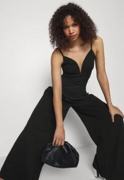 Havana Wide Leg- Jumpsuit - Black -Fashion Verkoop 6d66e8c2088340a69e08d1b3cf0b9383