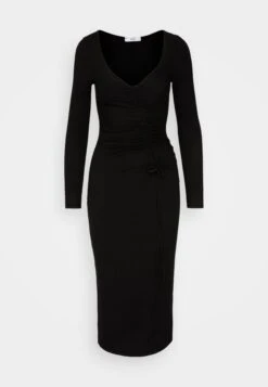 Wal G Del Gathered Midi - Jerseyjurk - Black -Fashion Verkoop 6d66f439084f4c468d5799979dd9645b