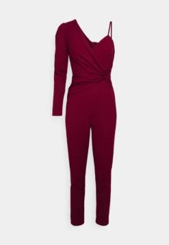 Wal G Ciaramin One Sleeve Jumpsuit - Jumpsuit - Berry Wine -Fashion Verkoop 7150a0fdc1f740d283263f6954e61c19