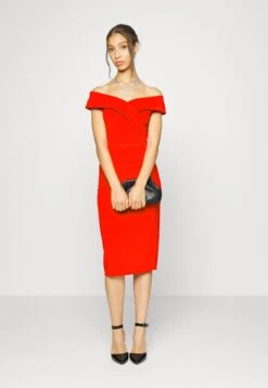 Wal G Zara Midi Dress - Cocktailjurk - Red -Fashion Verkoop 717e26b7abbc42d48dff08627006bba5