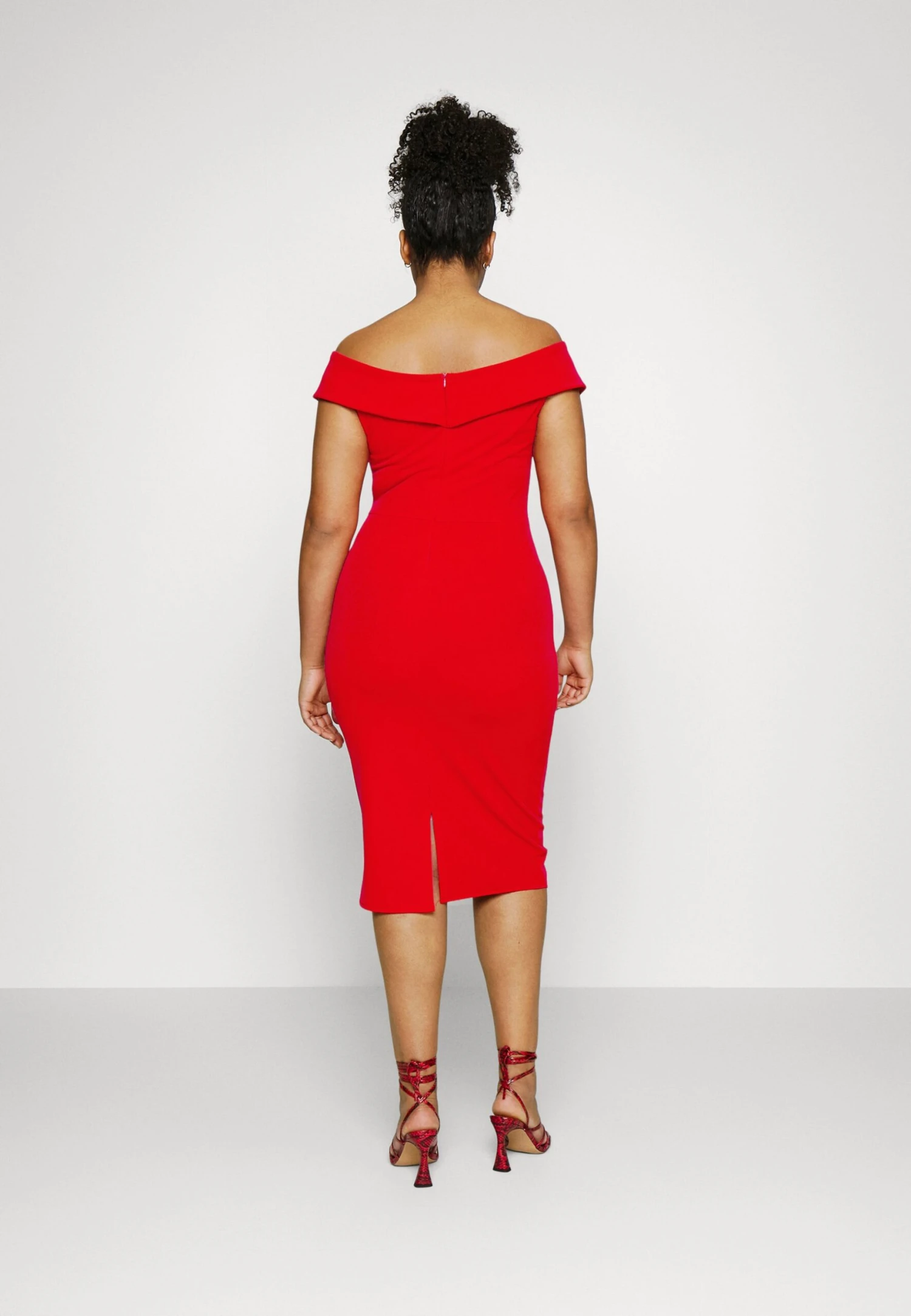 Zara Midi - Etui-Jurk - Red 5 Zara Midi - Etui-Jurk - Red - Afbeelding 3