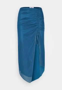 Wal G Roro Midi Skirt - Kokerrok - Dark Teal Blue -Fashion Verkoop 738f979455d34d23be746139e7e907ae