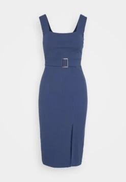 Wal G Jumina Buckle Midi - Jerseyjurk - Denim Blue -Fashion Verkoop 779e88ce9e1443c88ccbf4e6389ffdf5