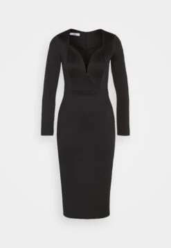 Wal G Zanad V Neck Midi - Jerseyjurk - Black 12 Wal G Zanad V Neck Midi - Jerseyjurk - Black -Fashion Verkoop 7829c430907344d5a328b6634f0de455