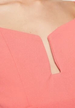 Wal G Saira Midi - Etui-Jurk - Coral -Fashion Verkoop 79a3163a53014b3aa559513a67b3ed94