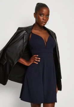 Wal G Vincent Skater Dress - Jerseyjurk - Navy Blue 11 Wal G Vincent Skater Dress - Jerseyjurk - Navy Blue -Fashion Verkoop 7aaefa8982234b199702f51844e00963
