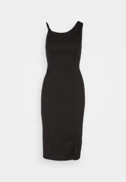 Wal G Wina Asymmetric Midi - Jerseyjurk - Black -Fashion Verkoop 7aaf0ccace2e48f2acc44920d7cb15a3
