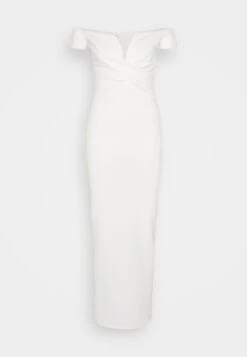 Wal G Elia Off Shoulder - Galajurk - White -Fashion Verkoop 7c832b1a971f44f993bc9aae8eb5a2ec