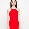 Scallop Edge Dress - Jurk - Red -Fashion Verkoop 7eba4de62f1342cb977008aab84e6e08