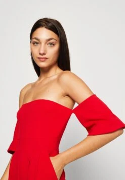 Wal G Luette Off Shoulder - Jumpsuit - Red -Fashion Verkoop 7ebaa48694f542d1af80457559c1a8be