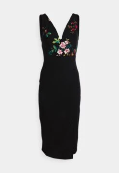 Wal G Embroidered V Neck Rose Midi - Cocktailjurk - Black Floral 12 Wal G Embroidered V Neck Rose Midi - Cocktailjurk - Black Floral -Fashion Verkoop 7ee8425516174b60b4cf9a1649393d8f