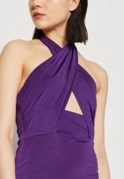 Wal G Party Lady Halter Neck Mini - Jerseyjurk - Purple -Fashion Verkoop 7f10dcfb674d477da78c928d17ca3c2e