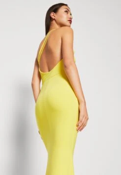 Wal G Backless Maxi - Jerseyjurk - New Lime -Fashion Verkoop 804685105d5948e0af10e925dc26f323