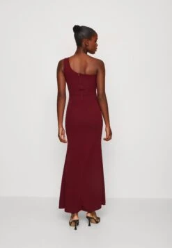 Wal G Soya One Shoulder Maxi Dress - Jerseyjurk - Berry Wine -Fashion Verkoop 811aac918672427aa369e753b2346265