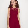 Wal G Accessorie Neck Skater Dress - Cocktailjurk - Wine -Fashion Verkoop 8400916d59f74f6eadd07db0d32a2380