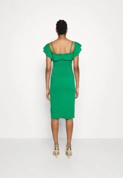 Zimmi Off Shoulder Midi Dress - Jerseyjurk - Leaf Green -Fashion Verkoop 8692919350f44a1ebc39de1450eaceb8