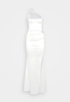 Wal G Chantal One Shoulder Maxi - Galajurk - White -Fashion Verkoop 87a0dee64fa04dad884cffffacbd5ec1