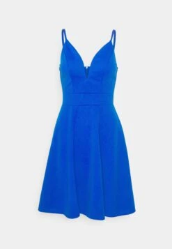 Wal G Vincent Skater Dress - Jerseyjurk - Electric Blue -Fashion Verkoop 87b025be3ff44a318abd943bf1c09e6e