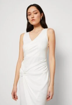 Wal G Ally Knot Midi - Cocktailjurk - White -Fashion Verkoop 888cc8e8f8c441f086ed6e8fe939a229