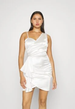 Wal G Tanya Ruffle Mini - Cocktailjurk - White -Fashion Verkoop 88bfc055fa7b40b18e4e2357d79318d0