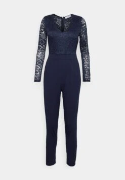 Wal G Blake Long Sleeve - Jumpsuit - Navy Blue -Fashion Verkoop 8a1c20943c464f19a7f3acbaa94de0dc