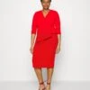 Hossy V Neck Midi - Cocktailjurk - Red -Fashion Verkoop 8ae02f7a2b1e4c70b6ee373e3496cb6c