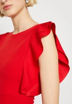 Wal G Jai Ruffle Maxi - Galajurk - Red -Fashion Verkoop 8ce2ab785d1446fab9dfee1ae9466037